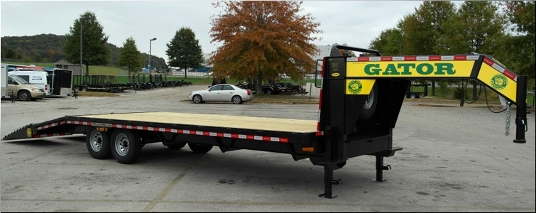 Gooseneck flat bed trailer for sale14k  Logan County, Ohio